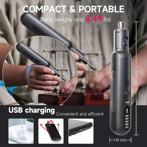 8V Mini Electric Grinder 52pcs 80W
