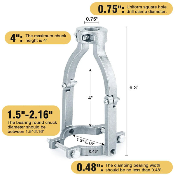 Bearing Steel Square Hole Drill Bits
