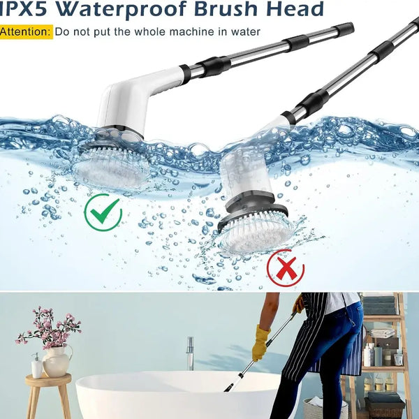 Portable Electric Scrubber Cleaning 7 in 1