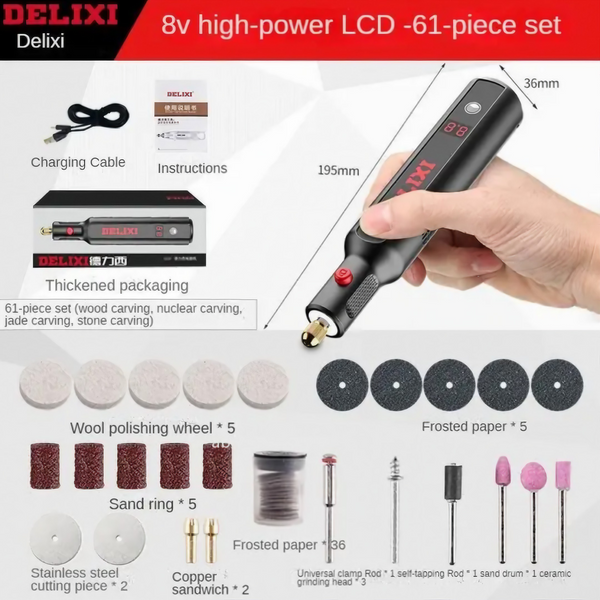 8V Engraving Tools Grinder Machine