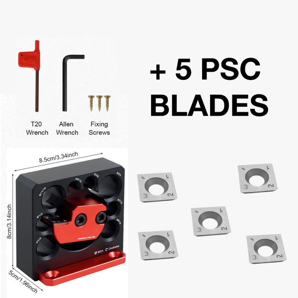ADJUSTABLE DOWEL MAKER JIG +Blades