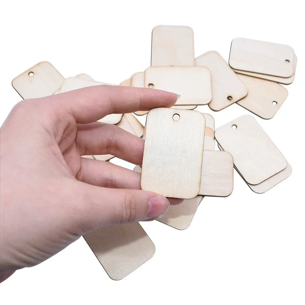 Nature Wood Slice Tags