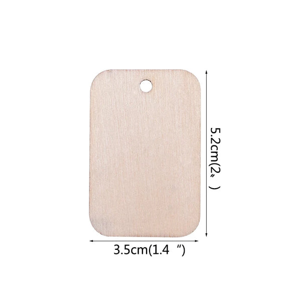Nature Wood Slice Tags