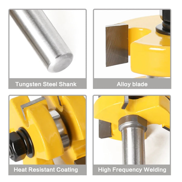 Rail & Stile Router Bit - Shaker - 2 Piece Set