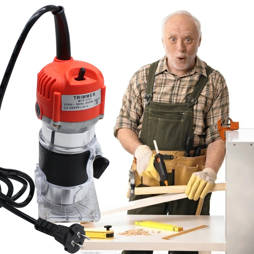 800W Electric Router Wood. 1/4 Inch – CRAFTMINDS