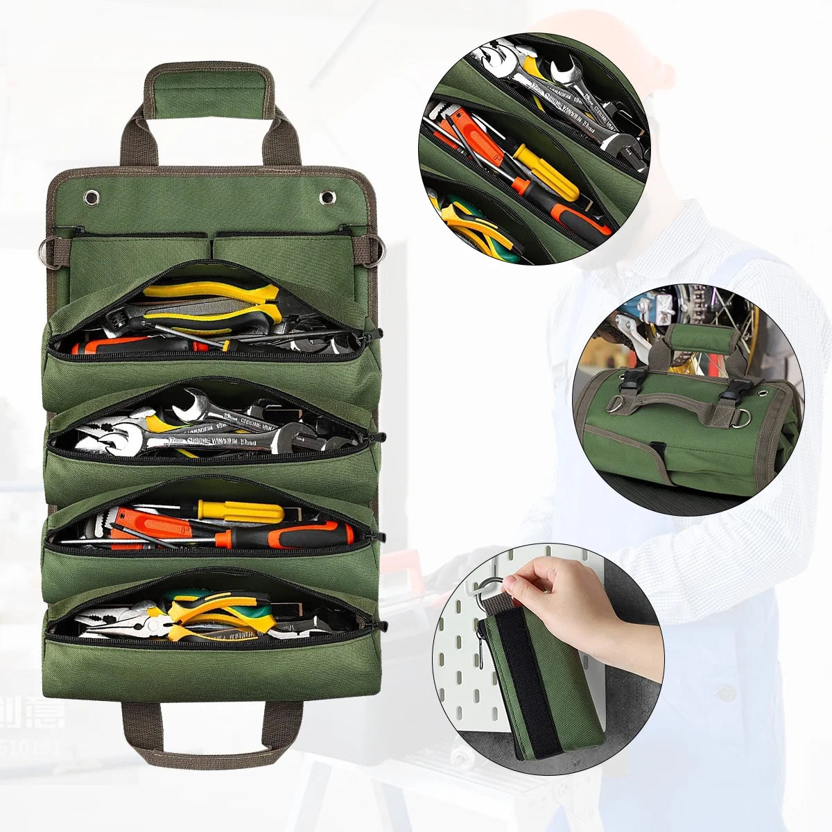 Multi-Purpose Tool Roll Bag