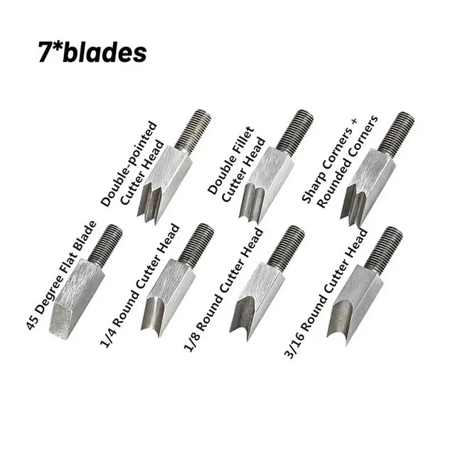 7 Pcs BLADES for CHAMFER PLANE