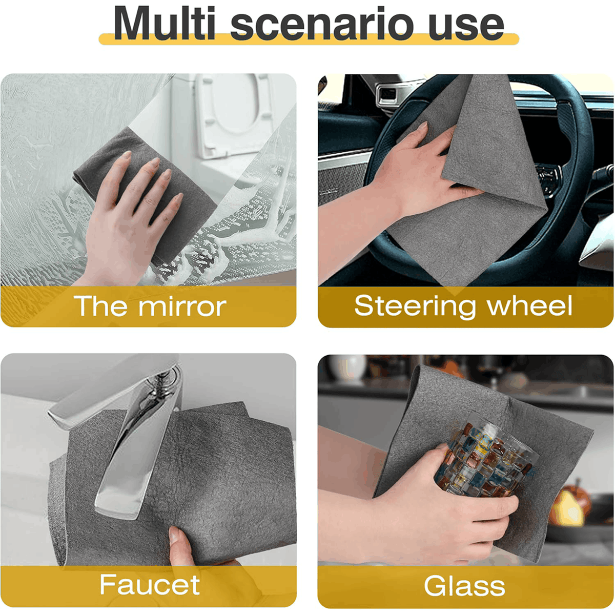 10 Pcs Thickened Magic Cleaning Cloth